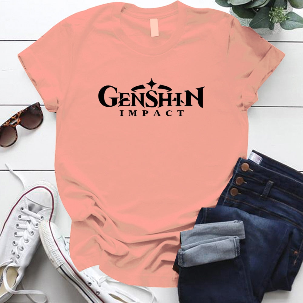 Title Tee Genshin Impact (Colors Available) - House Of Fandom