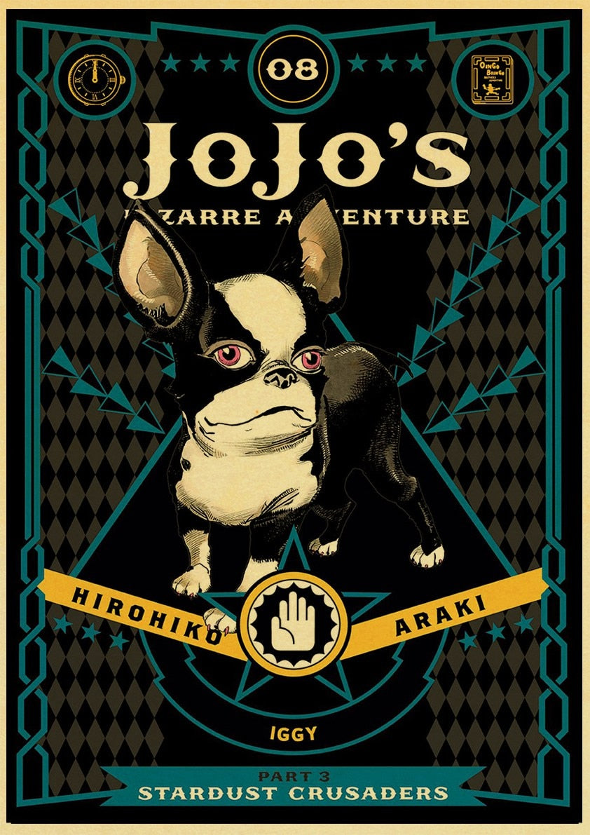 Posters JoJo's Bizarre Adventure (Variants and Sizes Available) - House Of Fandom