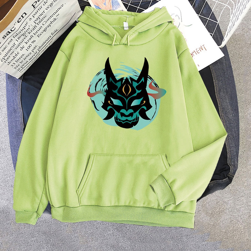 Xiao Mask Hoodie Genshin Impact (Colors Available) - House Of Fandom