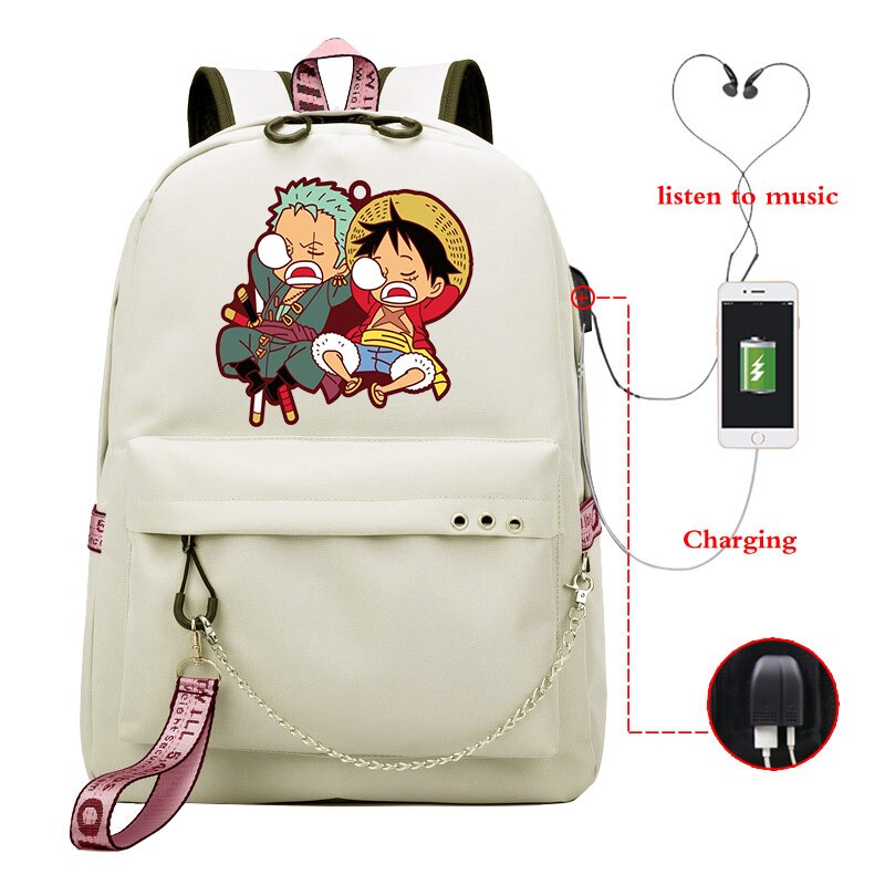 Laptop/School Backpack One Piece (Colors Available) - House Of Fandom