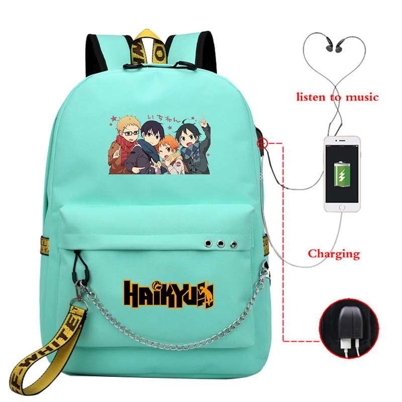 Laptop/School Backpack Haikyuu (Colors Available) - House Of Fandom