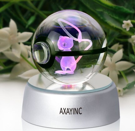 Glowing Crystal Pokeball With Pokemon (Variants Available) - House Of Fandom
