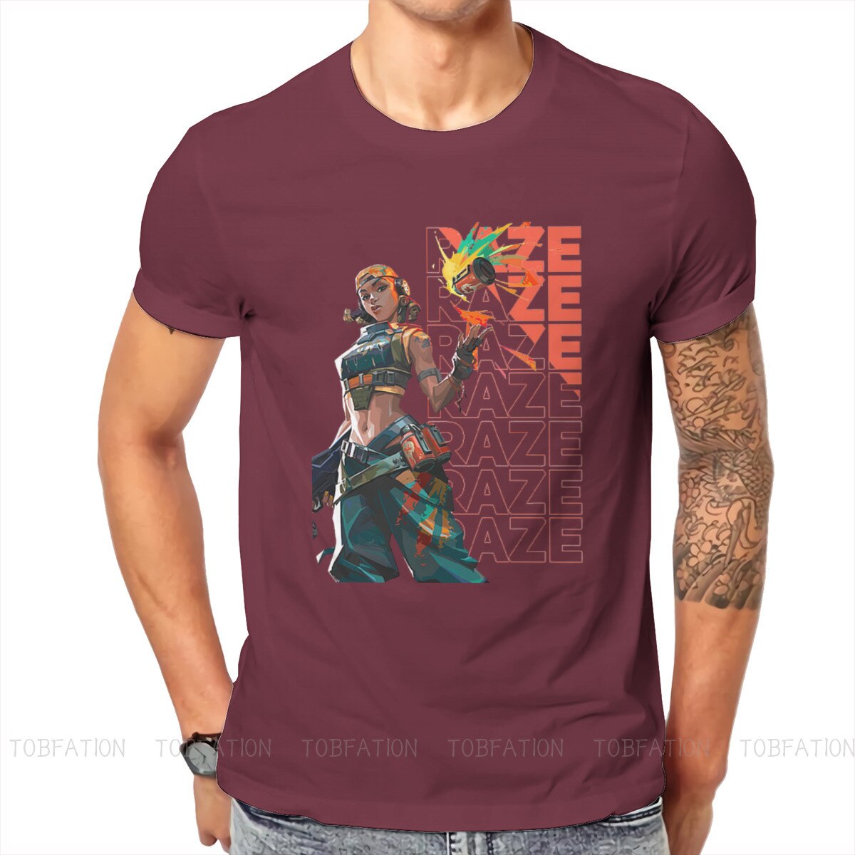 Raze T-Shirt Valorant (Colors Available)
