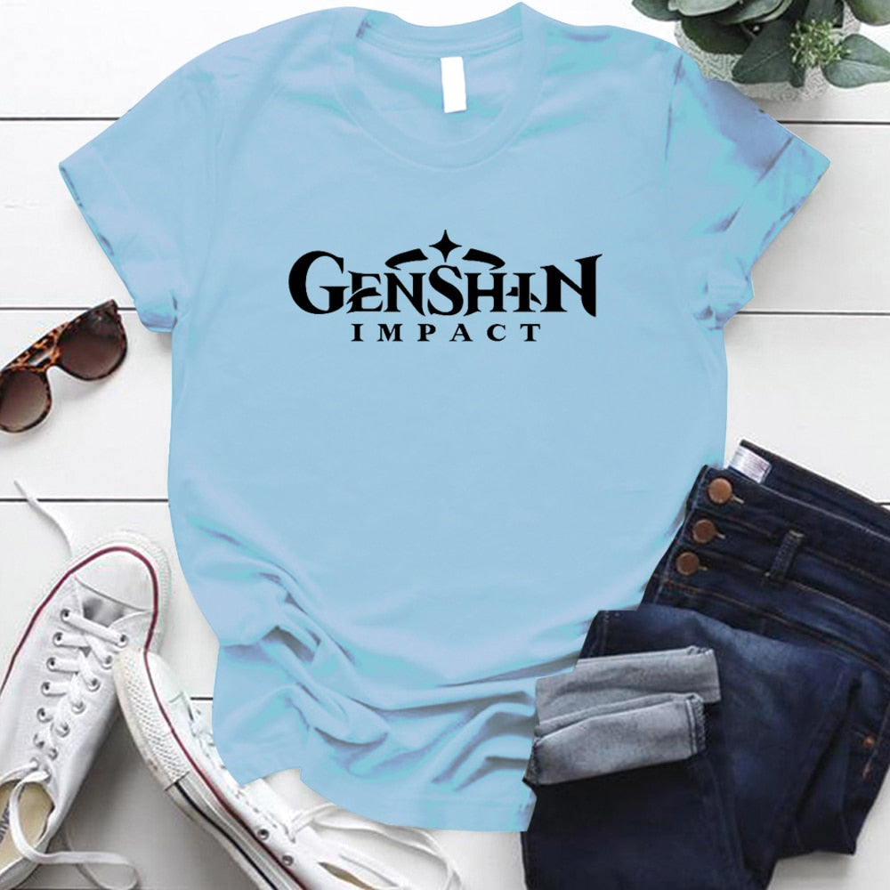 Title Tee Genshin Impact (Colors Available) - House Of Fandom