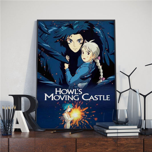 Canvas Posters Howl's Moving Castle Collection Studio Ghibli