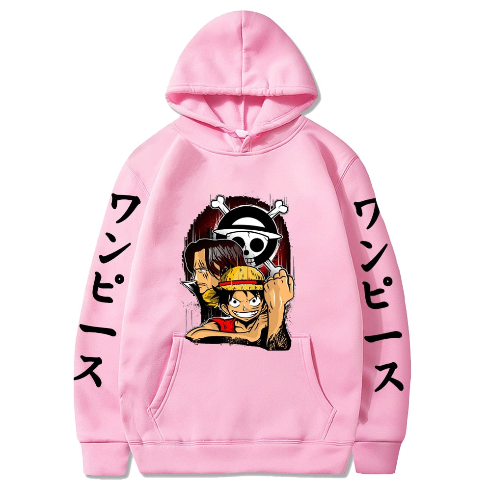 Janpanese Anime One Piece Hoodie Men Manga Hip Hop Long Sleeve Sweatshirts Streetwear Clothes - House Of Fandom