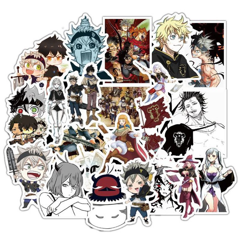 Stickers Black Clover (10/30/50 pcs per pack) - House Of Fandom