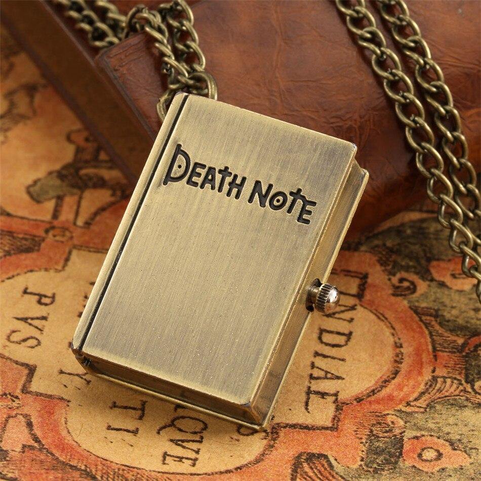 Bronze/Black Quartz Pocket Watch Death Note - House Of Fandom