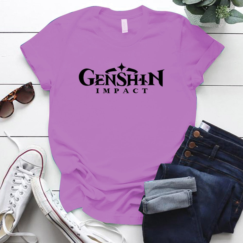 Title Tee Genshin Impact (Colors Available) - House Of Fandom