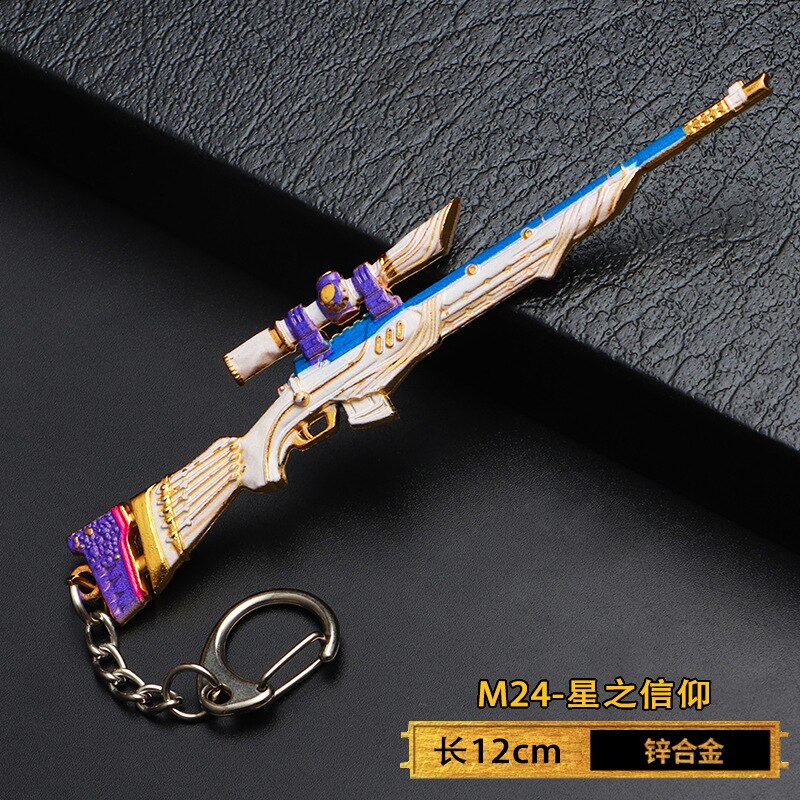 AWM AKM M24 Gun Keychain PUBG (variants available)