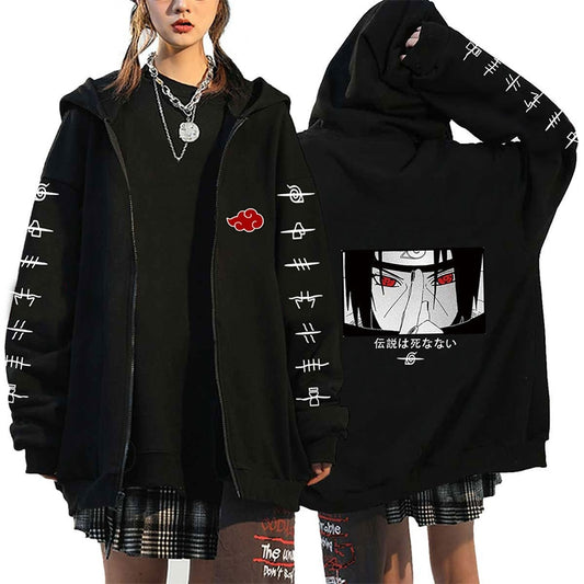 Naruto Sasuke/Itachi Uchiha Akatsuki Hoodie