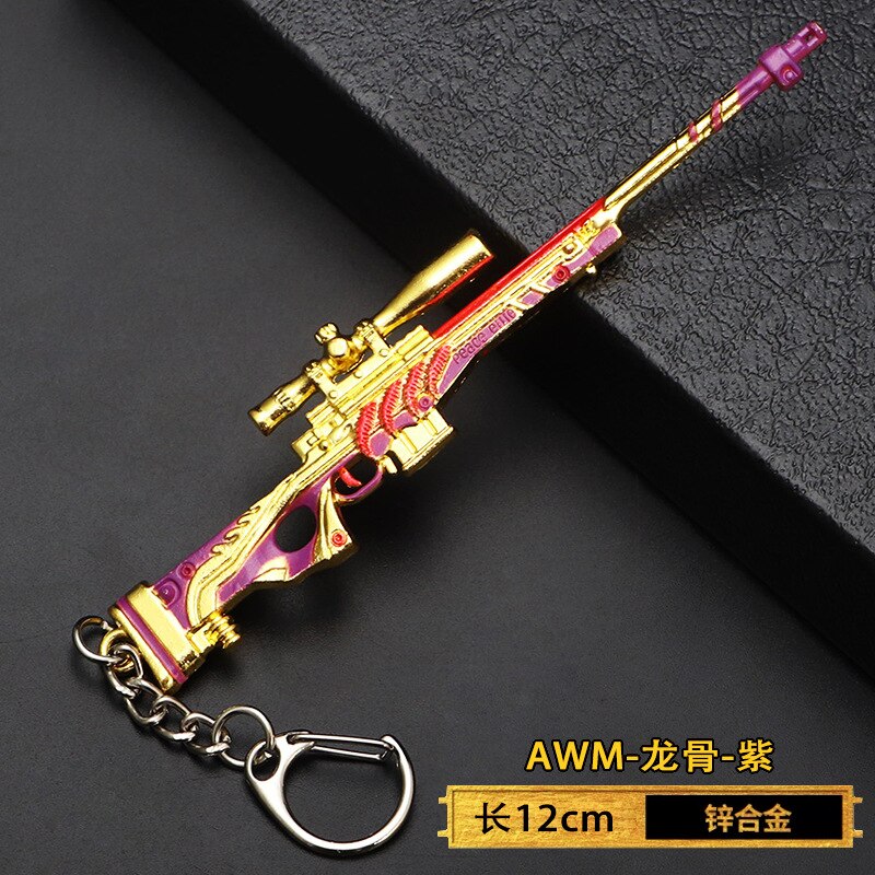 AWM AKM M24 Gun Keychain PUBG (variants available)