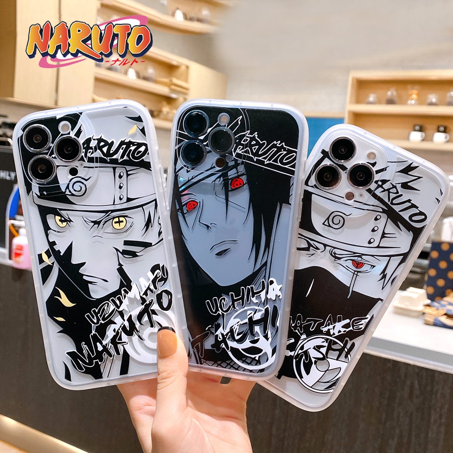 Naruto Soft Silicone iPhone Back Cover cases (Variants Available)