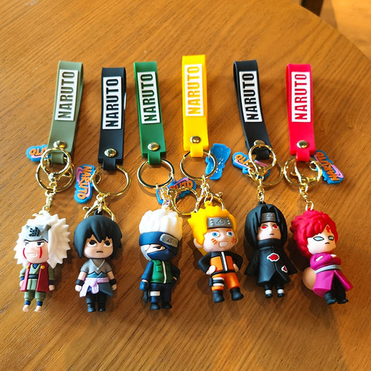 Naruto Action Figure Keychains and Bag Pendants