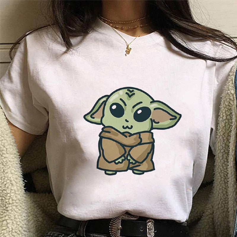 Disney Star Wars Yoda Print T-shirts (Variants Available)