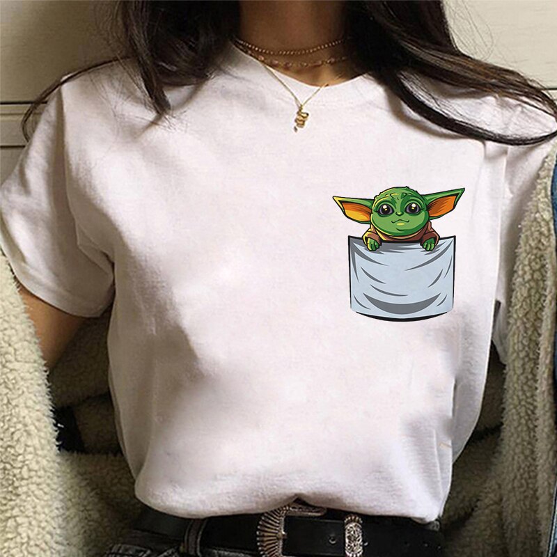 Disney Star Wars Yoda Print T-shirts (Variants Available)