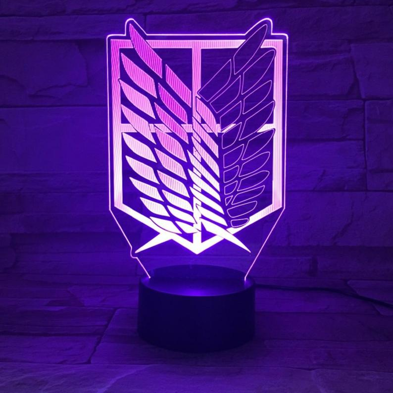 Scouts Logo Night Lamp Attack on Titan - House Of Fandom